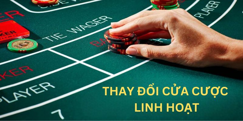 Thay đổi cửa cược linh hoạt là chiến thuật chơi Baccarat bất bại